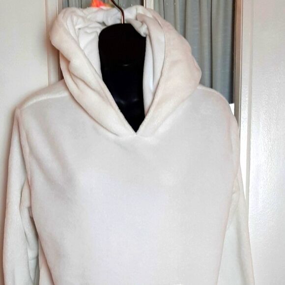 Sos white FLEECE POCKET UNICORN HOODIE L - Picture 1 of 8